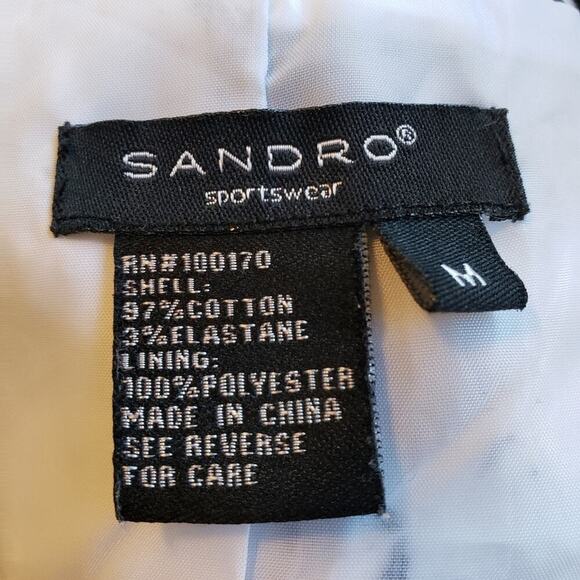 SANDRO SPORTSWEAR ZEBRA CAPE JACKET MED - Picture 4 of 5